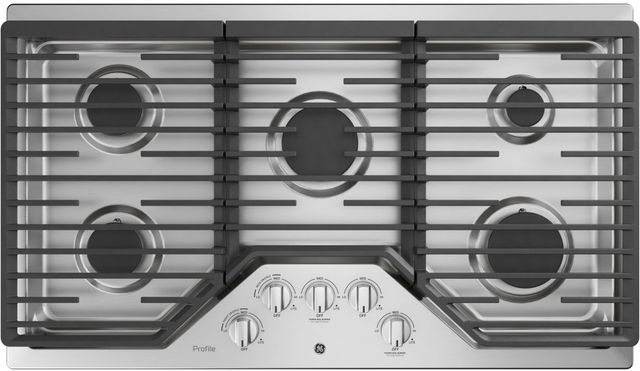 GE Profile™ 36" Stainless Steel  Gas Cooktop-0