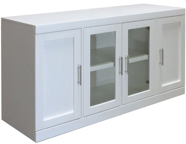 Parker House® Catalina Cottage White 56" TV Console-0