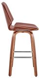 Armen Living Arabella Brown 26" Bar Stool-2