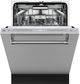 Bertazzoni 24" Stainless Steel Top Control Built-In Dishwasher-1