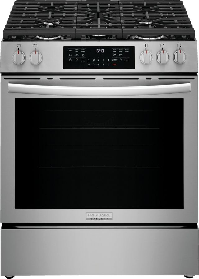 Frigidaire Gallery 30" Slide In Stainless Steel Gas Range