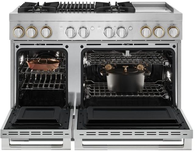 JennAir® RISE™ 48" Stainless Steel Pro Style Dual Fuel Range-2