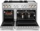 JennAir® RISE™ 48" Stainless Steel Pro Style Dual Fuel Range-2