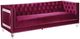 ACME Furniture Heibero Burgundy Sofa with Pillows-0