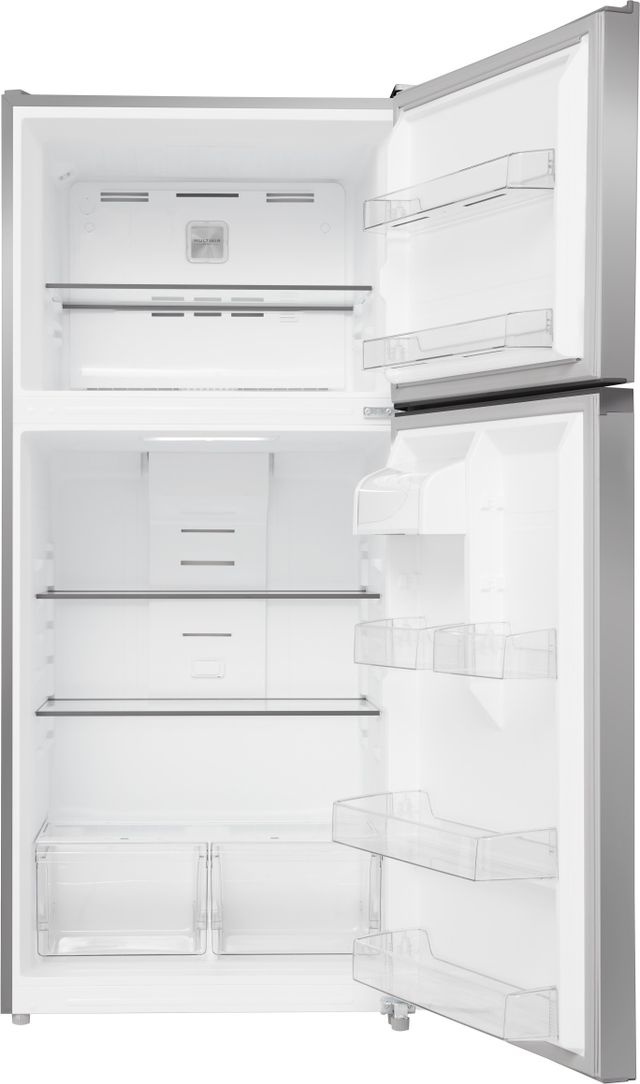 Midea® 18.0 Cu. Ft. Stainless Steel Top Freezer Refrigerator-3