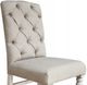 International Furniture Direct Rock Valley White Upholstered Dining Side Chair-2