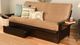 Kodiak Furniture Phoenix Suede Peat/Espresso Full Storage Futon with Mattress-1