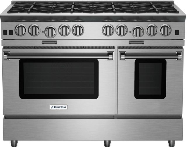 BlueStar® Platinum™ Series 48" Stainless Steel Pro Style Natural Gas Range-0