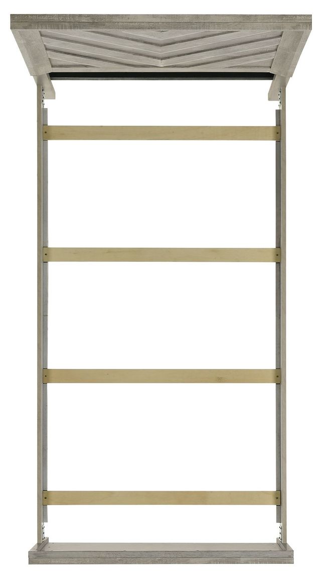 Elements International Ellen Ash White Twin Youth Panel Bed-3