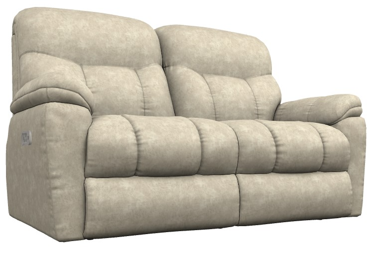 La-Z-Boy® Morrison Stucco Power Reclining Loveseat with Headrest