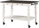 Steve Silver Co.® Joanna Ivory/Mocha Two Tone Kitchen Cart-0