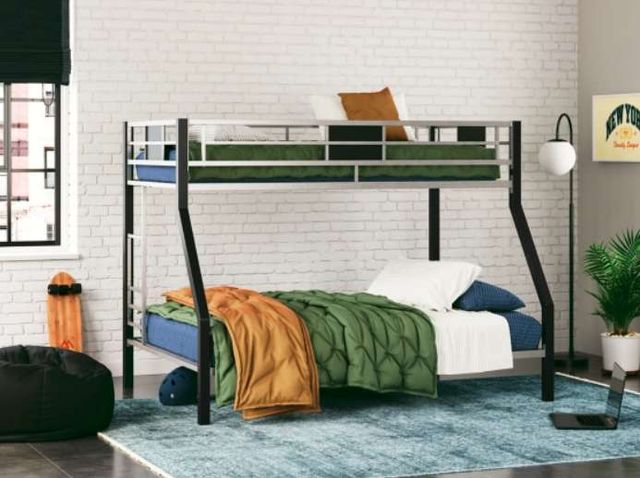 Signature Design by Ashley® Dinsmore Black/Gray Youth Twin/Full Bunk Bed with Ladder-2