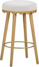 TOV Furniture Oodle Cream/Natural Bar Stool-0