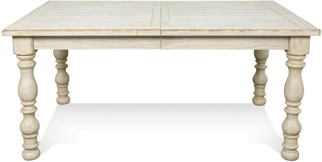 Riverside Furniture Aberdeen Weathered Worn White Rectangular Dining Table-0