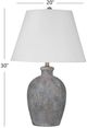 Bassett Mirror Fremont Weathered Gray Table Lamp-2
