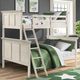 Intercon San Mateo Rustic White Youth Twin/Full Bunk Bed-1
