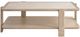 Universal Explore Home™ Modern White Cocktail Table with Desert Base-2
