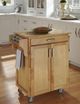 homestyles® Cuisine Cart Natural Wood Kitchen Cart-1