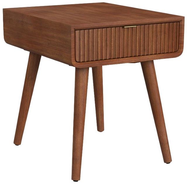 Flexsteel® Ludwig Brown End Table-0