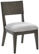 Liberty Furniture Cascade Falls Gray Mist/Satin Espresso Panel Back Side Chair-0