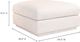 Moe's Home Collection Justin Taupe Ottoman-2