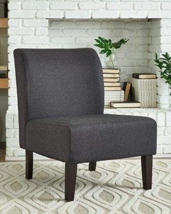 Signature Design by Ashley® Triptis Charcoal Gray Accent Chair-3