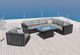 Enclover Outdoor RT Black Aluminum Firepit Table with Wind Guard and Cover-3