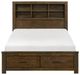 Homelegance® Sullivan Wire Brushed Oak King Storage Platform Bed-2