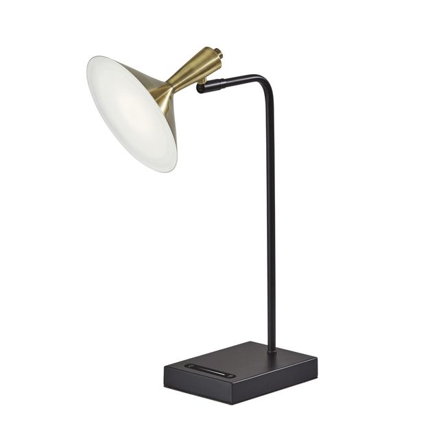 Adesso® Lucas Black Led Desk Lamp-0