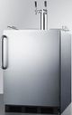 Summit® Commercial 5.5 Cu. Ft. Stainless Steel Beer Cooler/Kegerator-1
