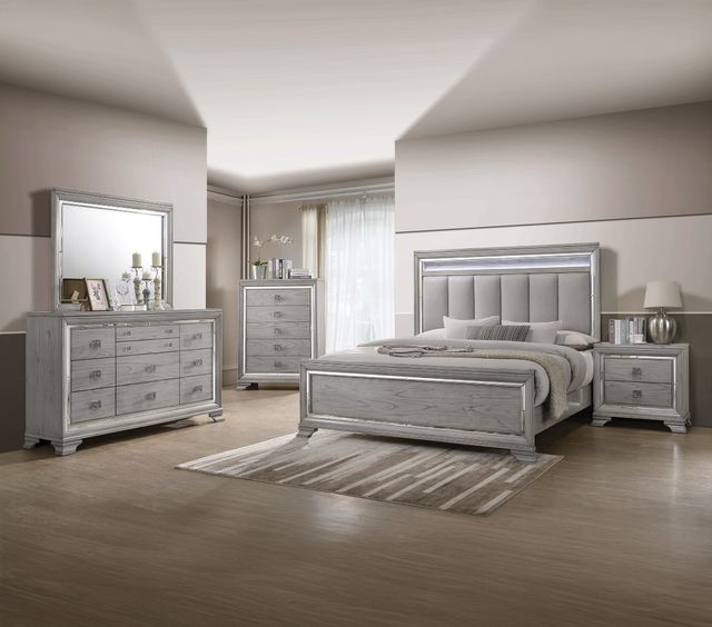 Crown Mark Vail Gray Dresser-1
