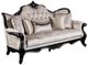 Furniture of America® Acapulco Black/Off-White Sofa-0