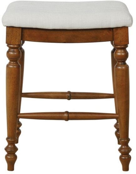 Linon Marino Antique Walnut Counter Stool-3