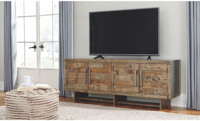 Signature Design by Ashley® Mozanburg Rustic Brown 72" TV Stand-2