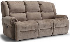 Best Home Furnishings® Genet Power Tilt Headrest Space Saver® Sofa With Tray