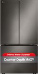 LG 36" 26.5 Cu. Ft. Black Stainless Steel Smart Counter-Depth MAX™ French Door Refrigerator-2