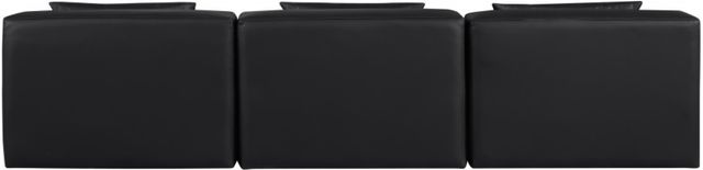 Meridian Furniture Cube 3-Piece Black Sofa-2