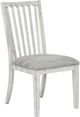 Winners Only® Highland Antique White/Light Brown Dining Side Chair-0