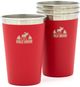Chilly Moose 4-Piece Canoe Red Long Beach Tumbler Set-0