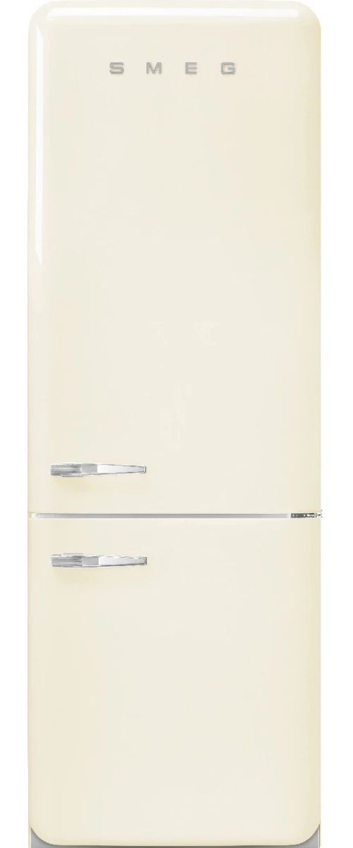 Smeg Retro Style 28 in. 18.0 Cu. Ft. Cream Bottom Freezer Refrigerator-0