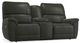 La-Z-Boy® Norris Shitake Leather Power Reclining Loveseat with Headrest and Console-0