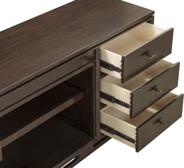 aspenhome® Sutton French Roast 65" Fireplace Console-4