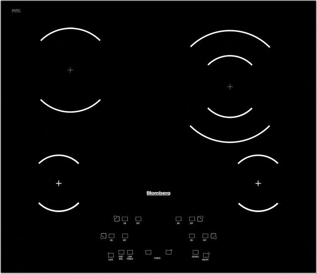 Blomberg® 24" Black Electric Cooktop-1