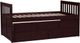 Mazin Furniture Rowe Rich Espresso Twin Captain Bed with Trundle-0