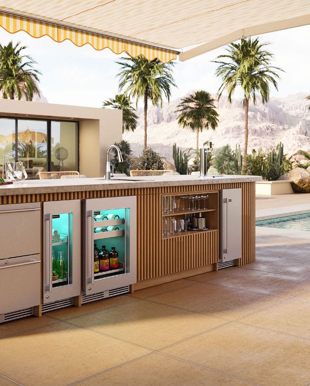 Perlick® G5 Luxe 15" 2.8 Cu. Ft. Panel Ready Solid Door Built-In Wine Cooler-3