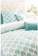 Surya Cotton Velvet Aqua 22"x22" Pillow Shell with Down Insert-2
