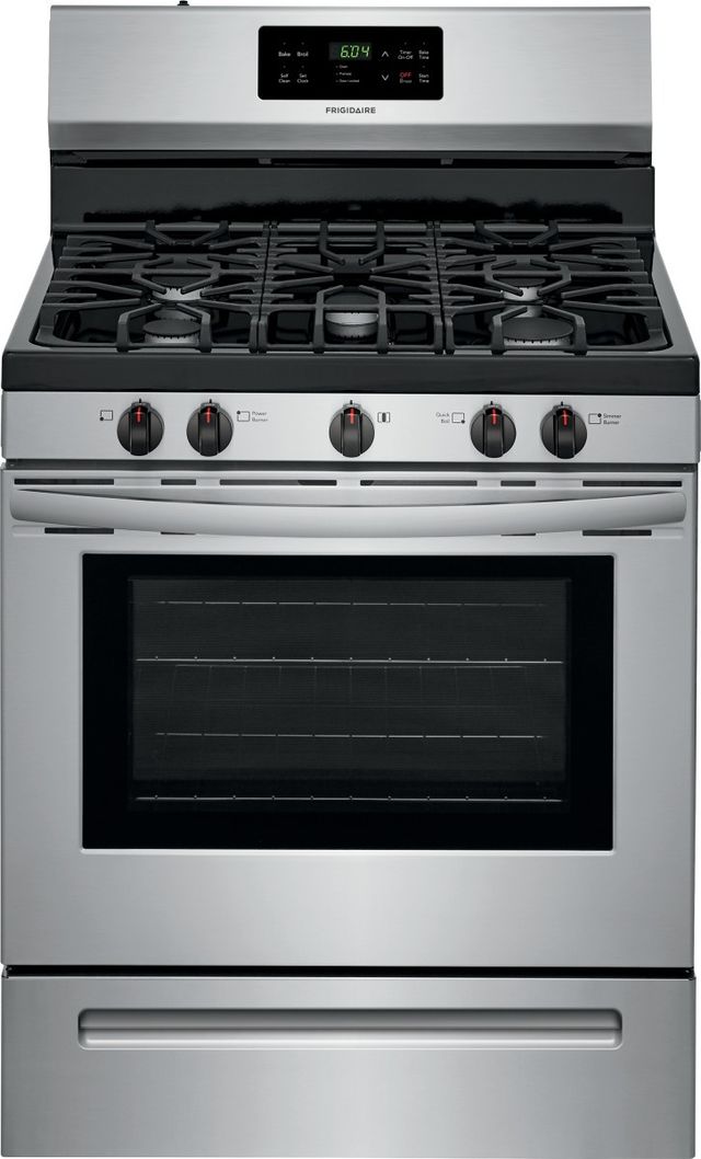 Frigidaire® 30" Stainless Steel Freestanding Gas Range-0