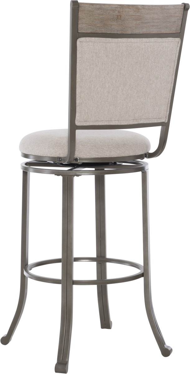Powell® Franklin Champagne/Pewter Bar Stool | Sell A Cow