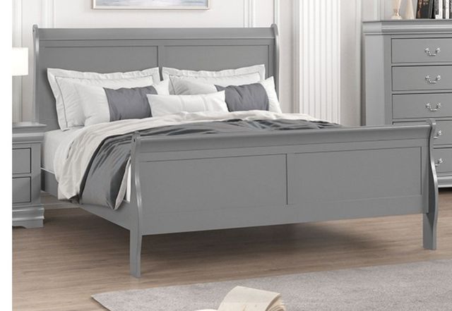 Furniture of America® Louis Philippe Gray Nightstand-1