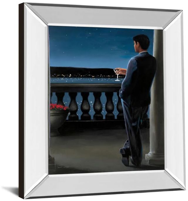 Classy Art Thinking of Her by James Wiens Mirror Framed Wall Art-1
